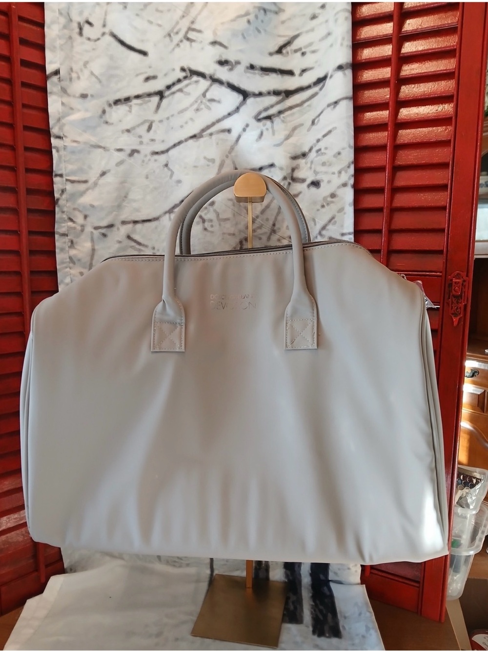 Dolce & Gabbana Light Gray Travel Bag